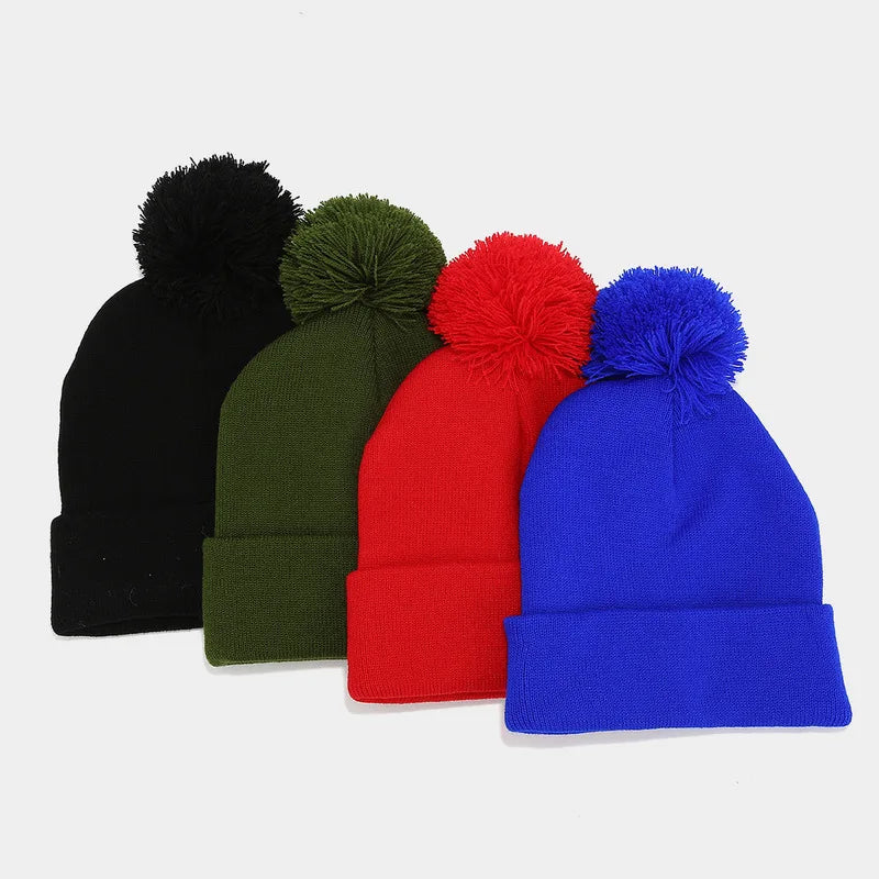 Bonnet à Pompon Personnalisable avec Logo Brodé