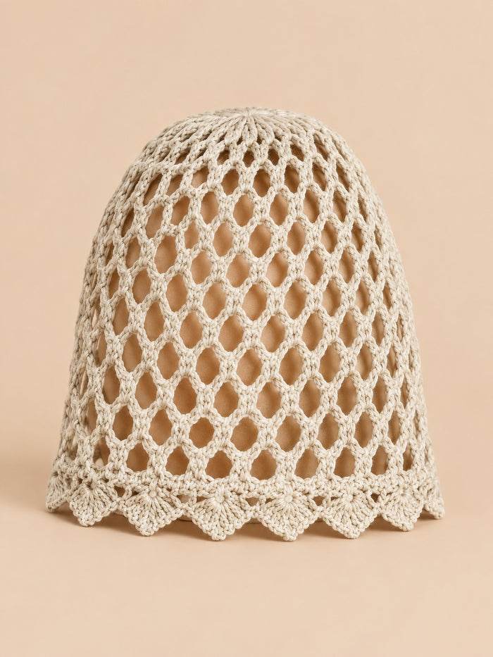 Maille polyester à jours