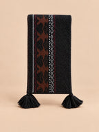 Fair-Isle-Jacquardschal aus Wollmischung mit Fransen – Modell 25049 1, Ansicht von vorn