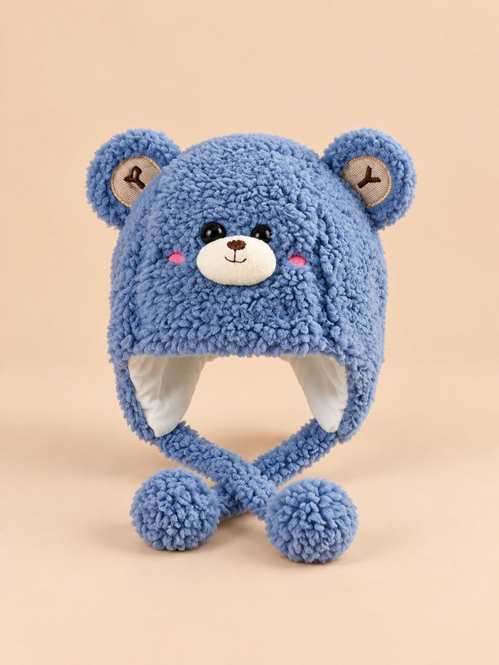 Visage d'ours et oreilles rondes