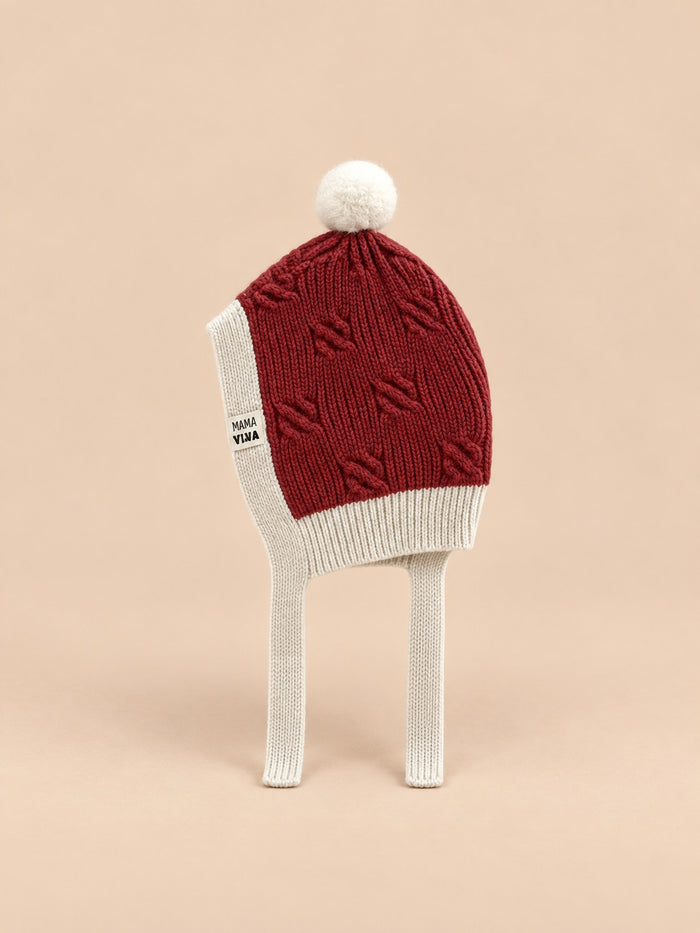 Pompon au sommet