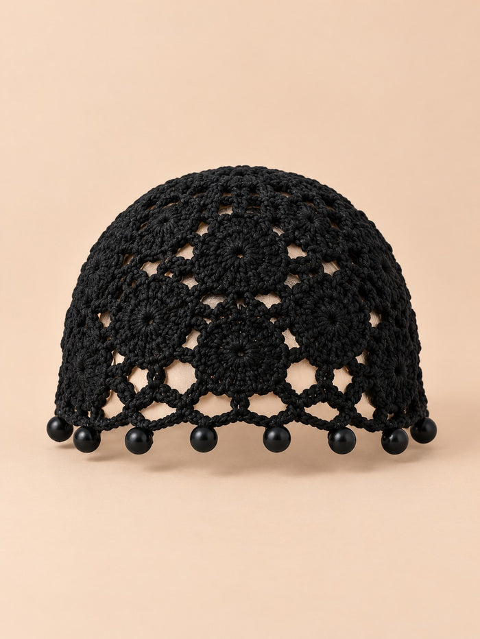 Turban sans bord perlé